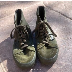 Green Old Skool Vans